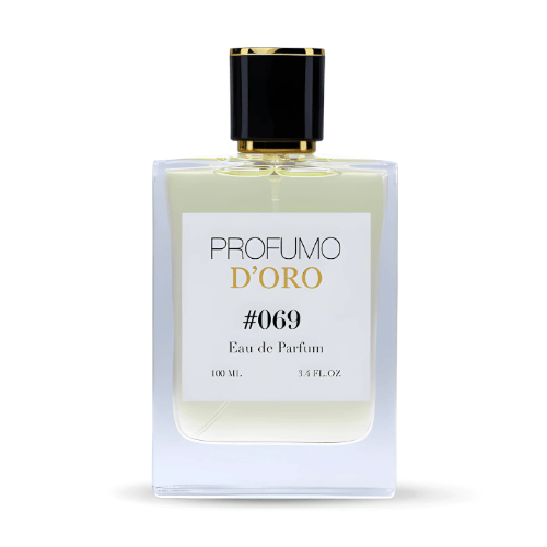 Profumo D’oro #069 – moderner Herrenflakon, Hauptansicht des süß-würzigen Eau de Parfum